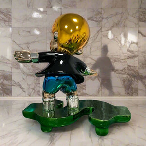 Richie Rich Skating Money Sculpture Statue-Supreme Sculptures