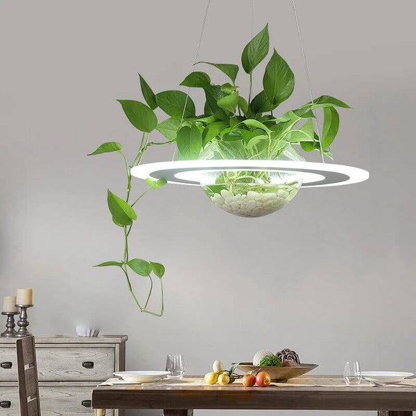 Ring Plant Pendant Lustre Planet Light-Pendant Lights