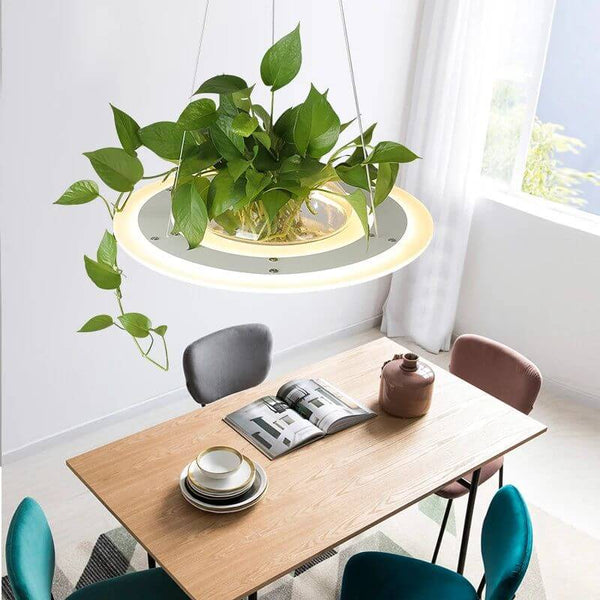 Ring Plant Pendant Lustre Planet Light-Pendant Lights