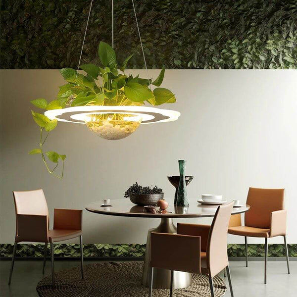 Ring Plant Pendant Lustre Planet Light-Pendant Lights