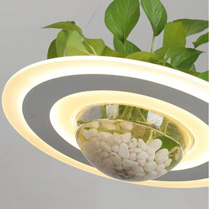 Ring Plant Pendant Lustre Planet Light-Pendant Lights