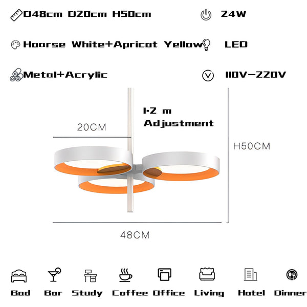 Rings Chandelier - Discover Elegant Lighting Options-Chandeliers