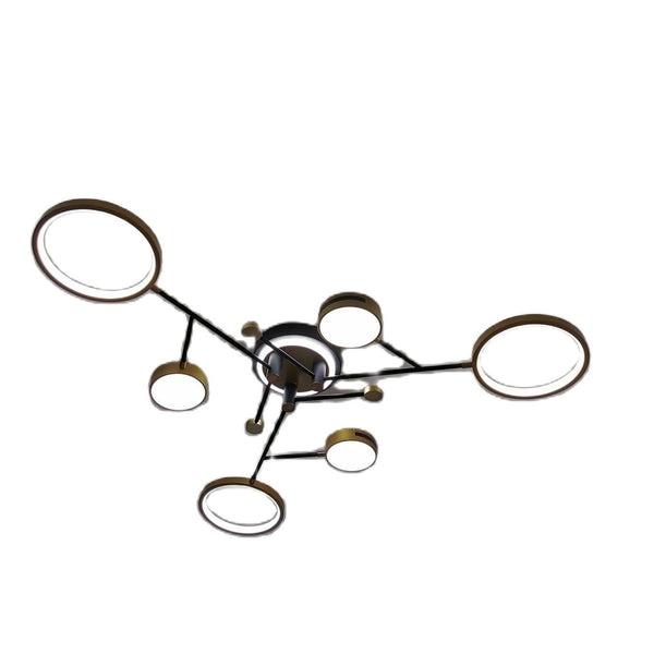 Rings Chandelier – Modern Elegance with Adjustable Lighting-Ceiling Chandelier