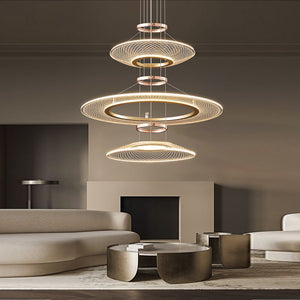 Rings Chandelier: Perfect Lighting Fixture-Ceiling Chandelier