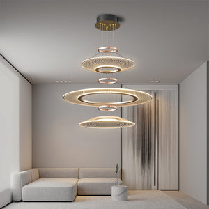 Rings Chandelier: Perfect Lighting Fixture-Ceiling Chandelier