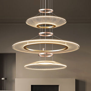 Rings Chandelier: Perfect Lighting Fixture-Ceiling Chandelier