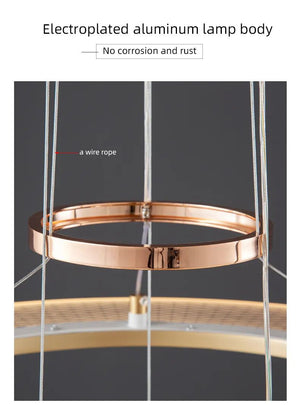Rings Chandelier: Perfect Lighting Fixture-Ceiling Chandelier