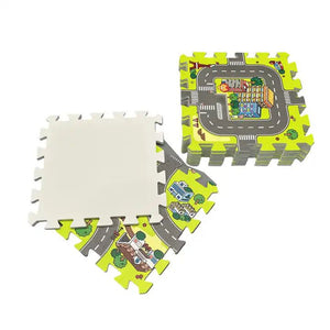 Road Trip Puzzle Play Mat – Soft Foam Adventure-Themed Floor Tiles-Toddler Play Mats