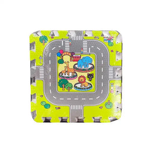 Road Trip Puzzle Play Mat – Soft Foam Adventure-Themed Floor Tiles-Toddler Play Mats