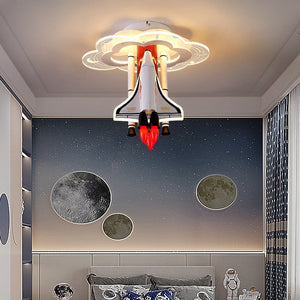 Rocket Astronaut LED Kids Room Ceiling Light-Kids Room Nursery Lighting