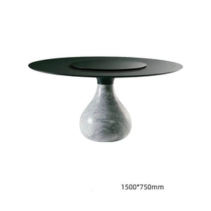 Rocky Italian Marble Dining Table-Dining Tables