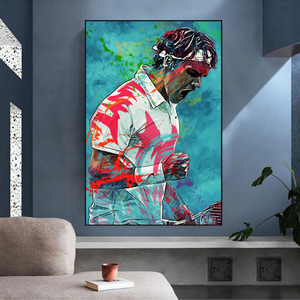 Roger Federer Canvas Wall Art: The Tennis Legend-Wall Posters