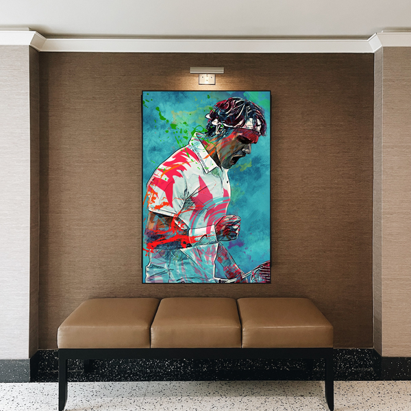Roger Federer Canvas Wall Art: The Tennis Legend-Wall Posters