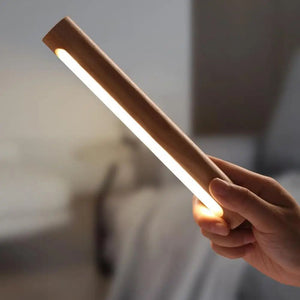 Rotatable Oak Wood 360° Wall Light USB Chargeable-Wall Lights
