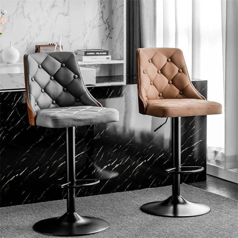 Rukken Bar Chairs Ideal for Kitchen Island Counters-Bar Stools