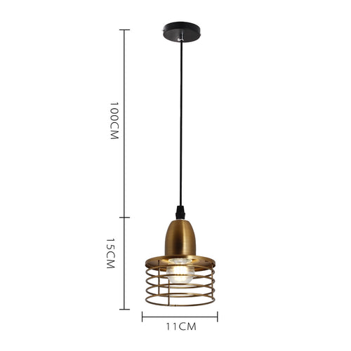 Rustic Industrial Pendant Light Hangings-Pendant Lights