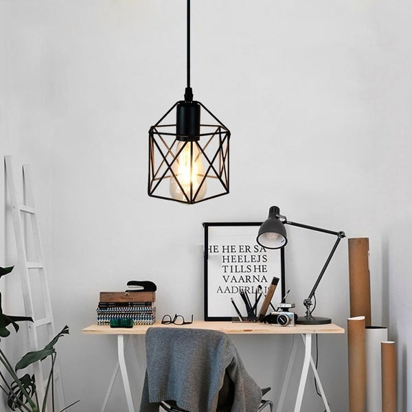 Rustic Industrial Pendant Light Hangings-Pendant Lights