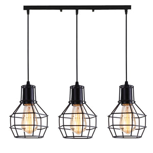 Rustic Industrial Pendant Light Hangings-Pendant Lights