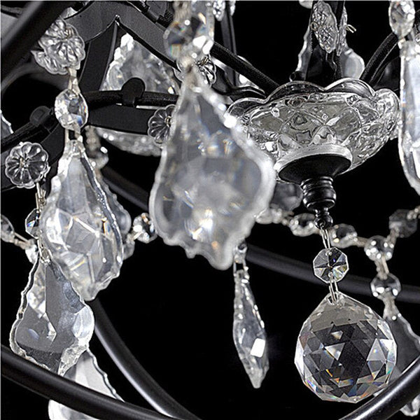 Rustic Orb Chandelier - Rustic and Elegant Lighting-Ceiling Chandelier