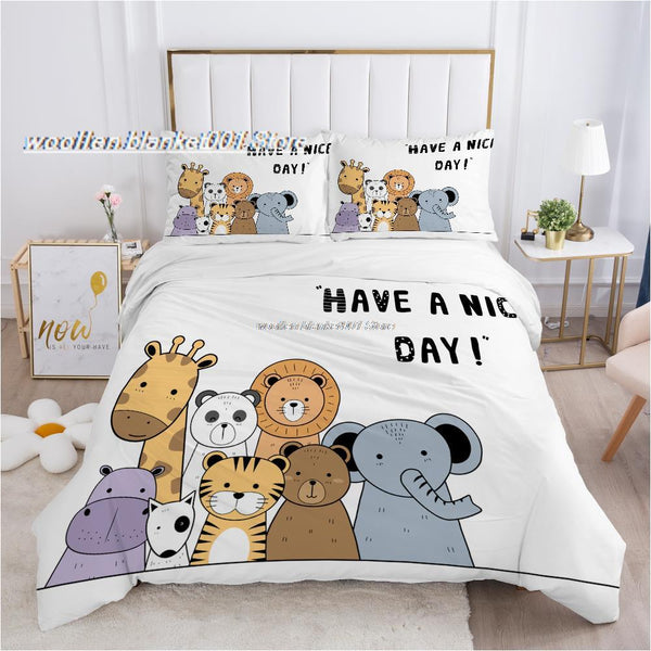 Safari: Jungle Animals Bedding - Explore the Wild-Bedding Set Kids
