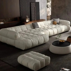 Sectional Puff Sofa for Living Room – Luxurious & Durable Sofa Set-Sofa Set