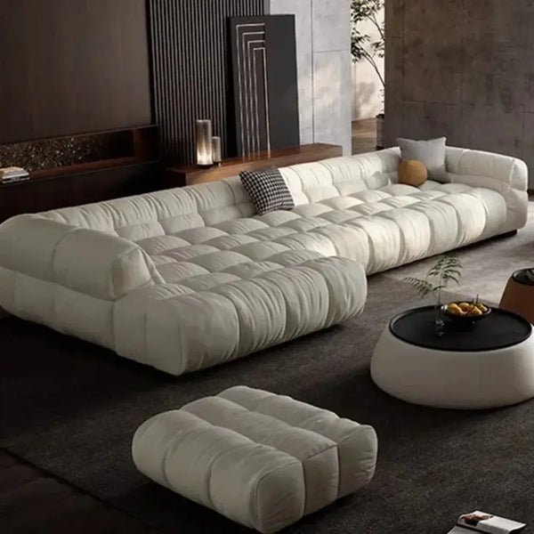 Sectional Puff Sofa for Living Room – Luxurious & Durable Sofa Set-Sofa Set