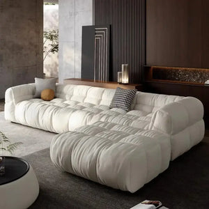 Sectional Puff Sofa for Living Room – Luxurious & Durable Sofa Set-Sofa Set