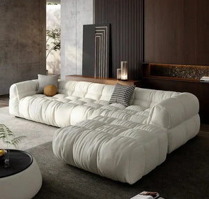 Sectional Puff Sofa for Living Room – Luxurious & Durable Sofa Set-Sofa Set