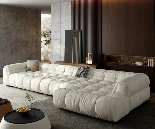 Sectional Puff Sofa for Living Room – Luxurious & Durable Sofa Set-Sofa Set