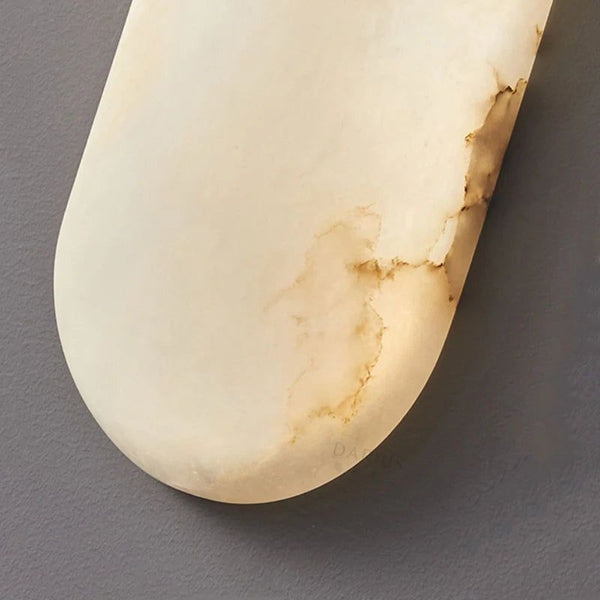 Semi Cylinder Marble Wall Light-Wall Lights
