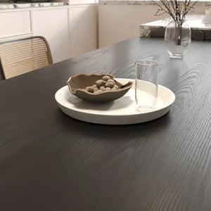 Semicircle Wooden Island Dining Table-Dining Tables