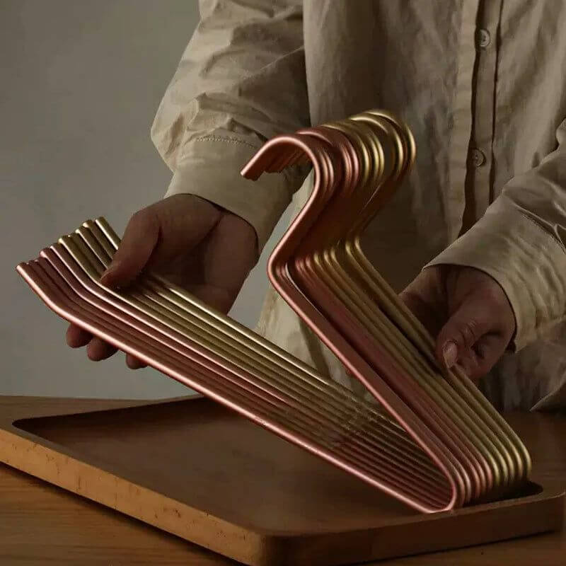 Shirt & Trouser Non-Slip Open Ended Hangers-Drying Racks & Hangers