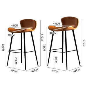 Sillas Ergonomic Bar Chairs for Kitchen Island-Bar Stools
