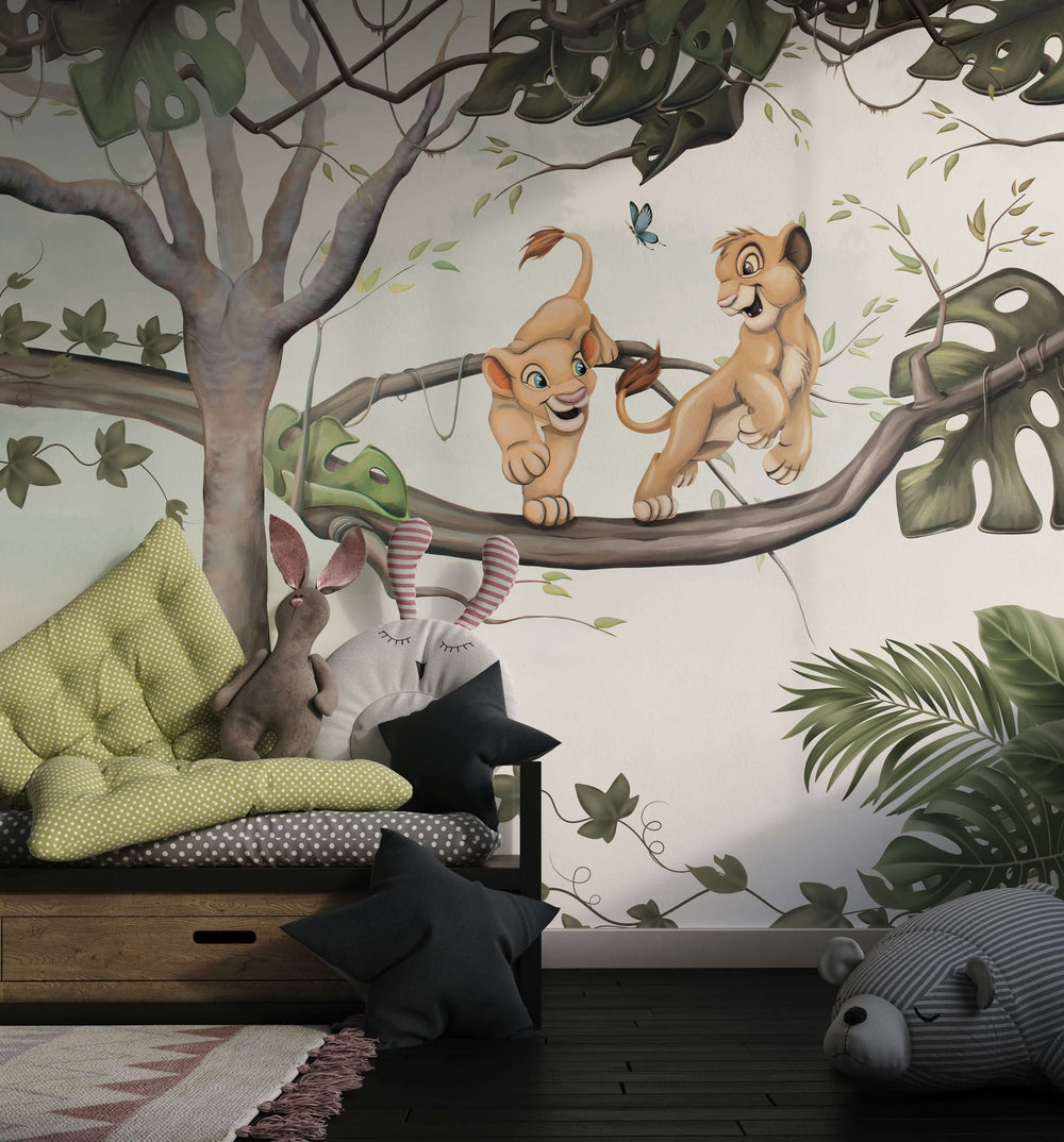 Simba & Nala Kids room Wallpaper-Kids Room Wallpaper