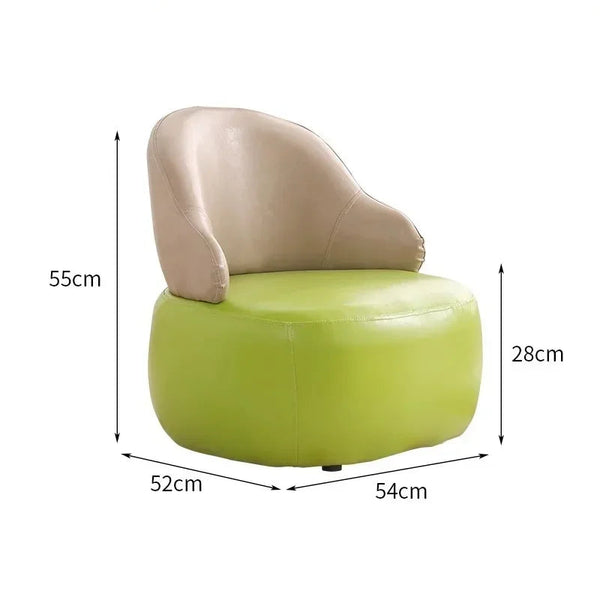 Simple PU Kids Sofa – Customizable One-Seater Toddler Chair with Easy Assembly-Kids Sofas