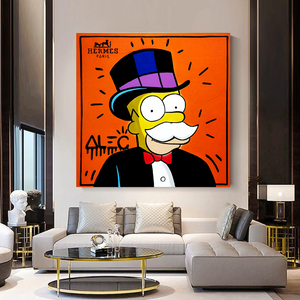 Simpsons Canvas Art by Alec-Wall Posters