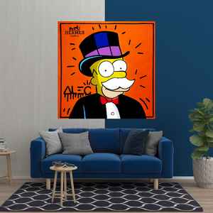 Simpsons Canvas Art by Alec-Wall Posters
