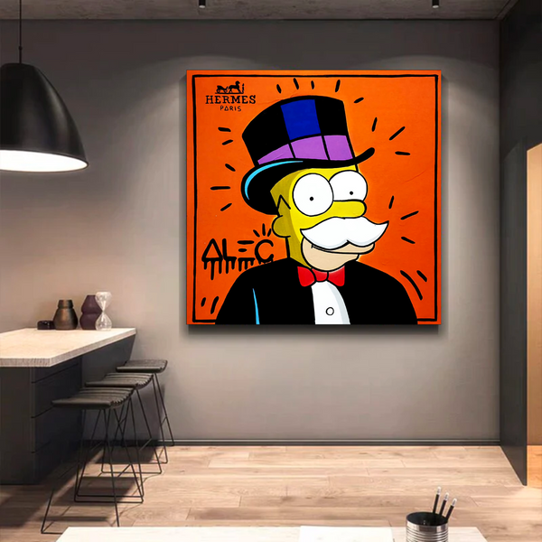 Simpsons Canvas Art by Alec-Wall Posters