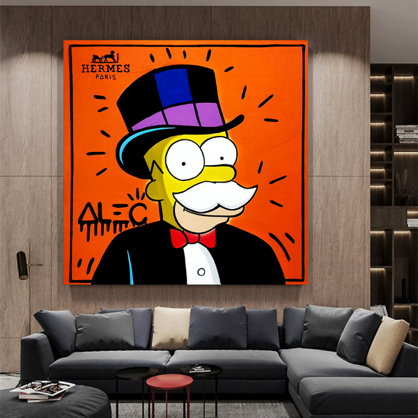 Simpsons Canvas Art by Alec-Wall Posters