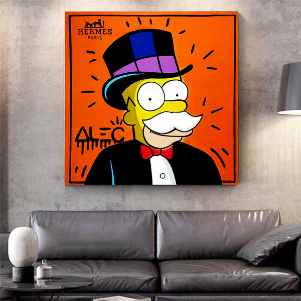 Simpsons Canvas Art by Alec-Wall Posters