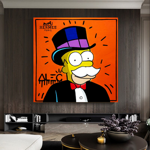 Simpsons Canvas Art by Alec-Wall Posters