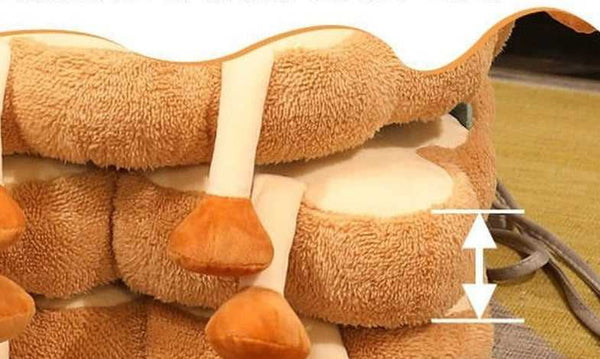 Simulation Bread Toast Chair Cushion | Memory Foam Food Pillow for Seating-