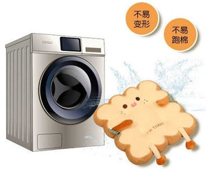 Simulation Bread Toast Chair Cushion | Memory Foam Food Pillow for Seating-