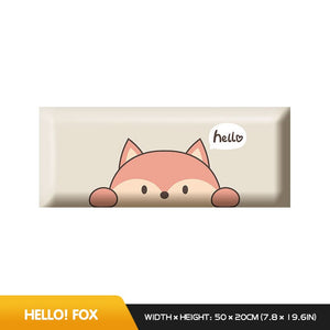 Sleepy Sloths Jungle Kids Wall Padded Safety Cushions-Anti Collision Padded Wall Stickers