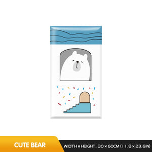 Snow Animal Anti-collision Wall Decoration for Toddlers Room-Anti Collision Padded Wall Stickers