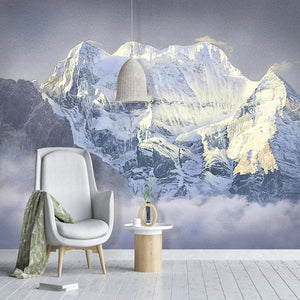 Snowy Alps Wallpaper: Captivating Scenery for All Seasons-Mountain Wallpaper