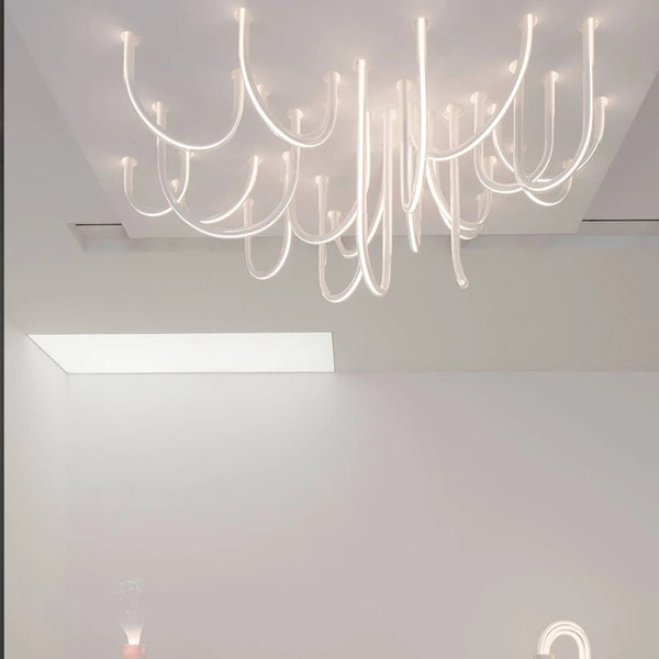 Soft Hose LED Ceiling Chandelier - Illuminate With Elegance-Ceiling Chandelier