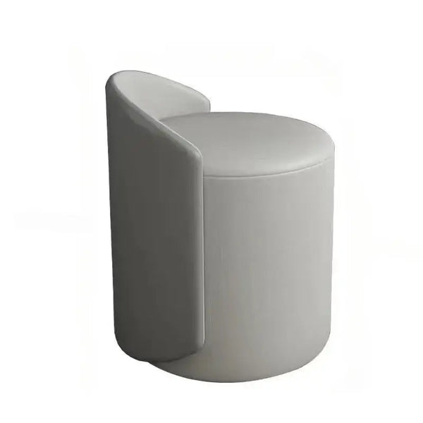 Soft Short Lamb Plush Stool-Foot Stools