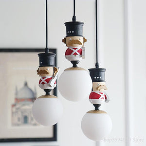 Soldiers Pendant Lighting For Kids Room-Kids Room Nursery Lighting