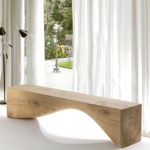 Solid Wood Bench: Expertly Crafted Furniture-Bench
